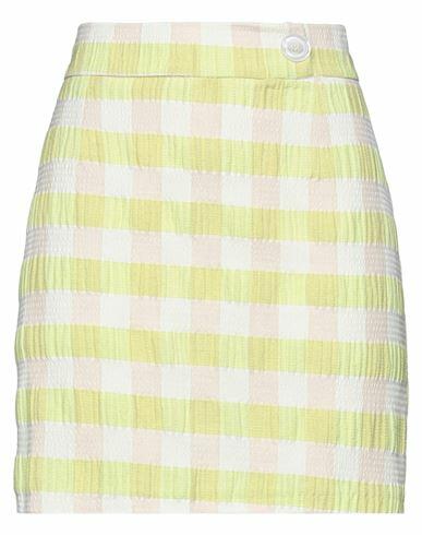 Kaos Woman Mini skirt Green Cotton, Viscose, Polyester, Elastane Cover