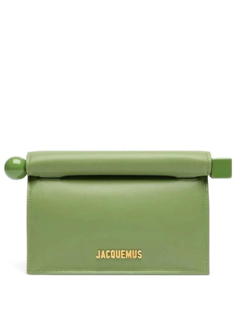 Jacquemus La Petite Pochette Rond Carré clutch bag - Green Cover