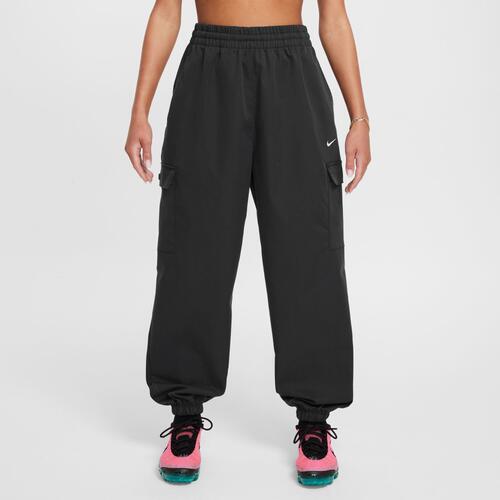 Nike NSW Cargo Star Pants - Girls' Grade School White/Black Cover