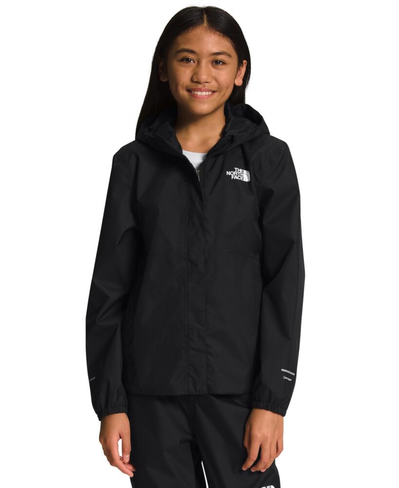 The North Face Big Girls Antora Rain Jacket - Tnf Black Cover