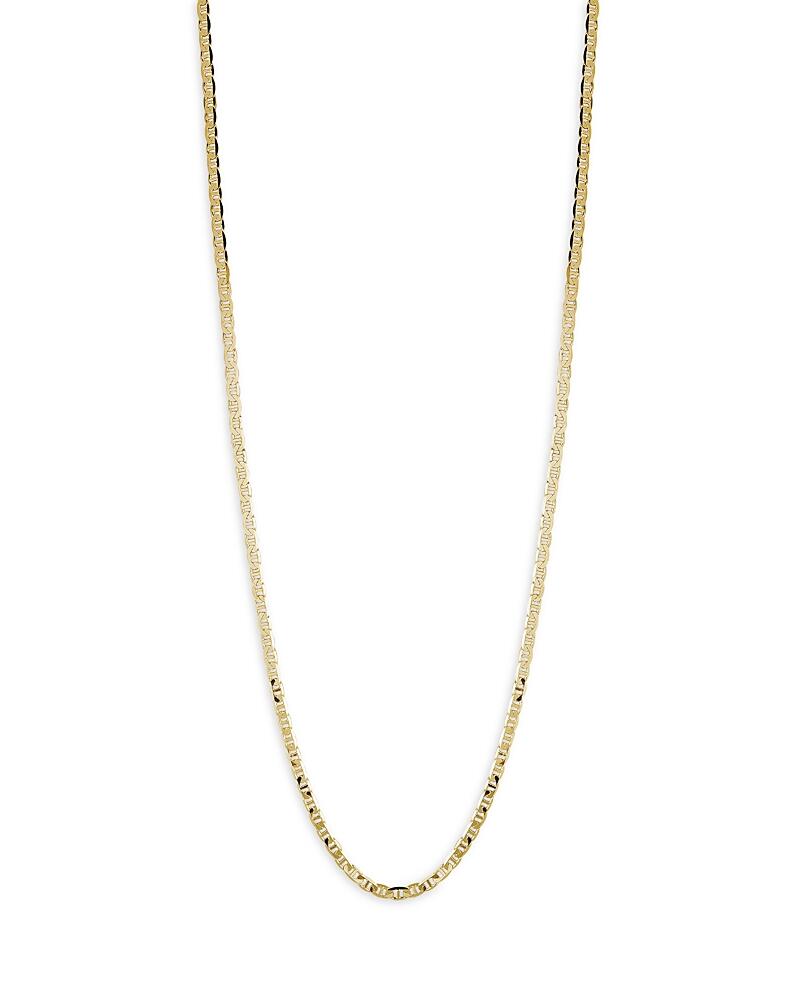 Milanesi And Co 18K Yellow Gold on Sterling Silver 3mm Mariner Link Chain Necklace, 20 Cover