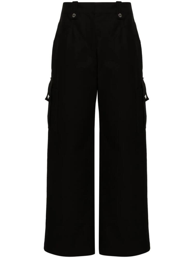 LVIR wide-leg cargo trousers - Black Cover