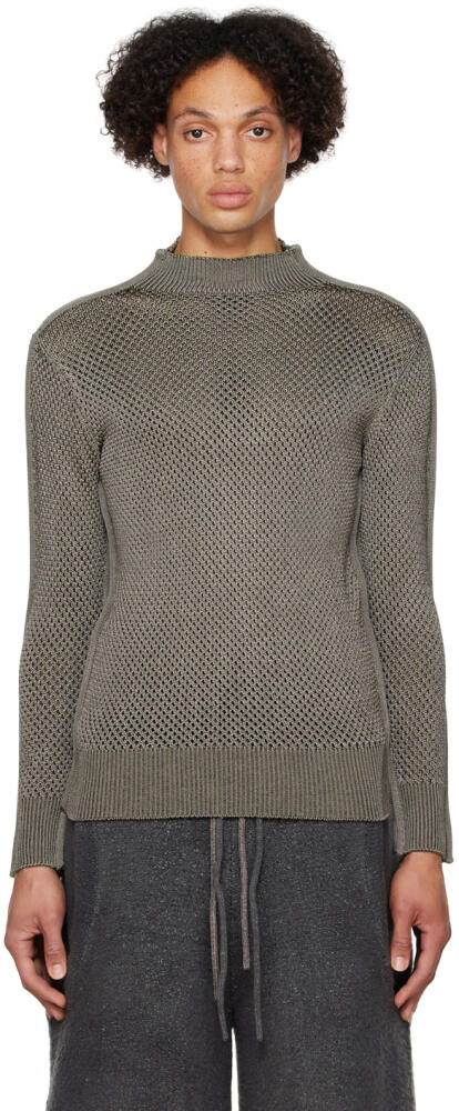 Isa Boulder SSENSE Exclusive Gray Goalkeeper Sweater Cover