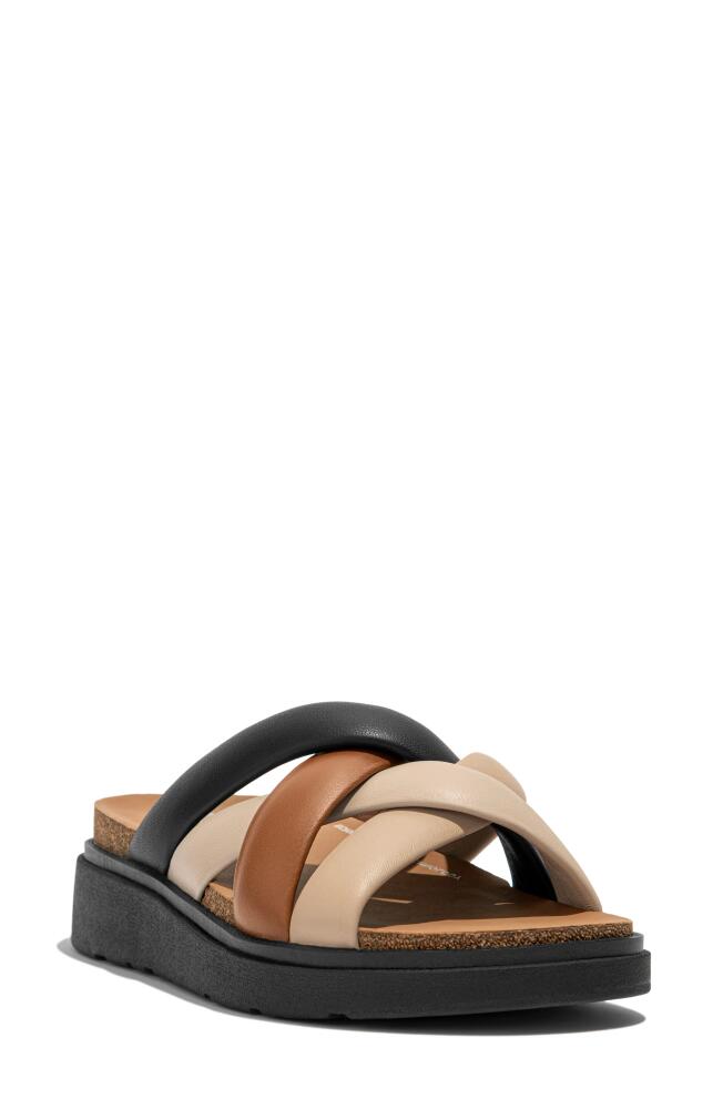 FitFlop Gen-FF Padded Strap Platform Sandal in Latte Beige/Black Cover