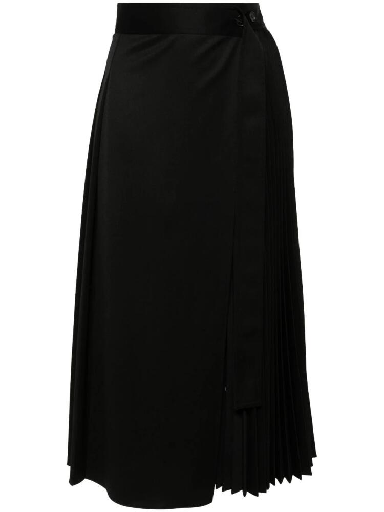 LVIR pleated wrap skirt - Black Cover