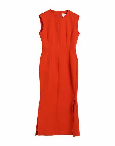 Sportmax Woman Midi dress Orange Cotton Cover