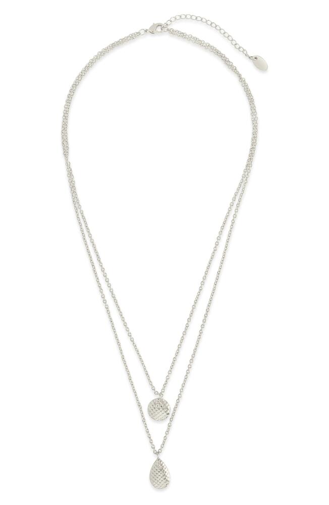 Sterling Forever Aldari Layered Necklace in Silver Cover