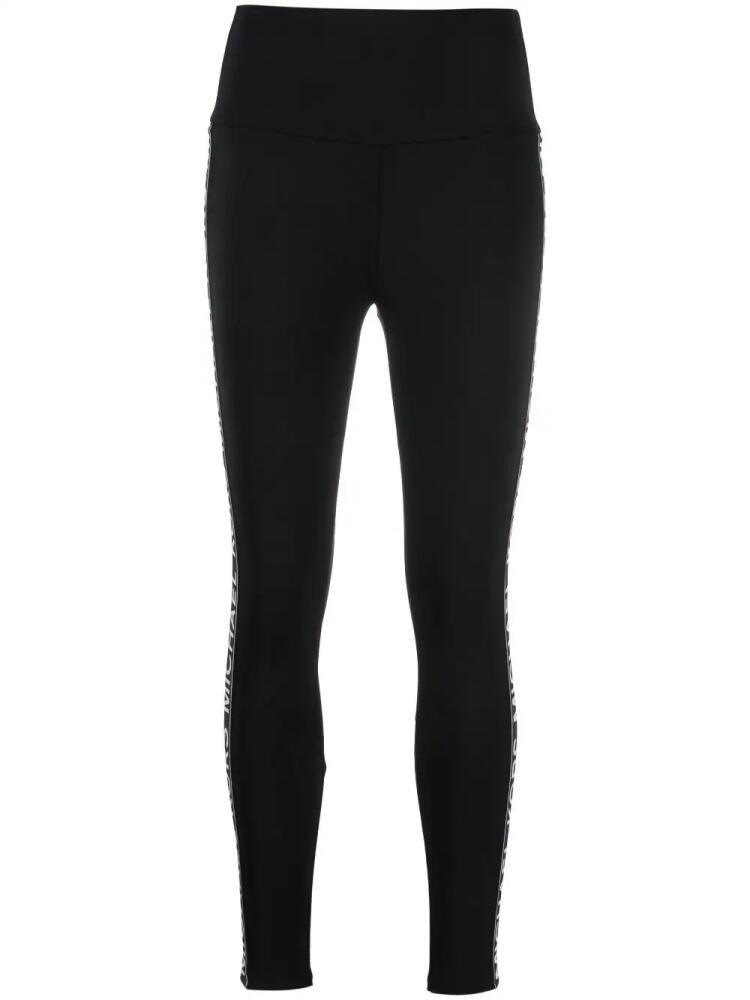 Michael Michael Kors logo-tape high-waisted leggings - Black Cover