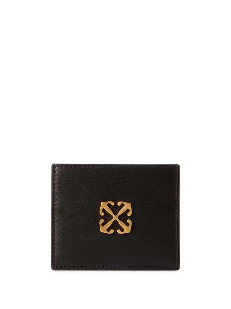 Off-White Jitney leather card holder - Black Cover