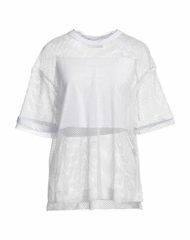 Isabelle Blanche Paris Woman T-shirt White Polyester, Elastane Cover