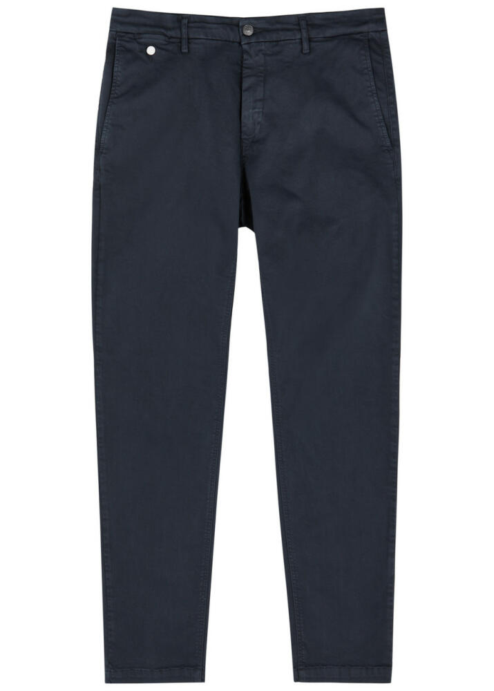 Replay Benni Hyperflex X.lite Cotton-blend Chinos - Navy Cover