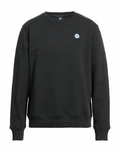 North Sails Man Sweatshirt Black Cotton Cover