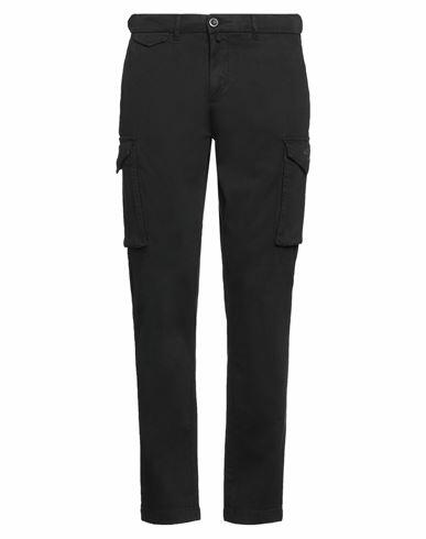 Aeronautica Militare Man Pants Black Cotton, Elastane Cover