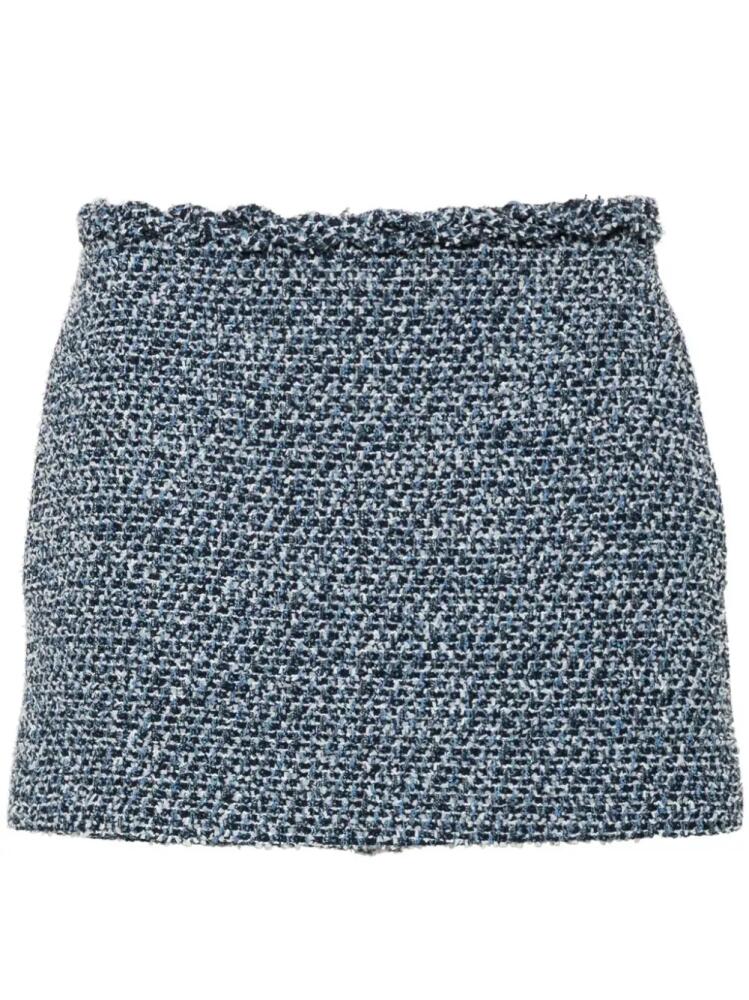 Valentino Garavani bouclé mini skorts - Blue Cover