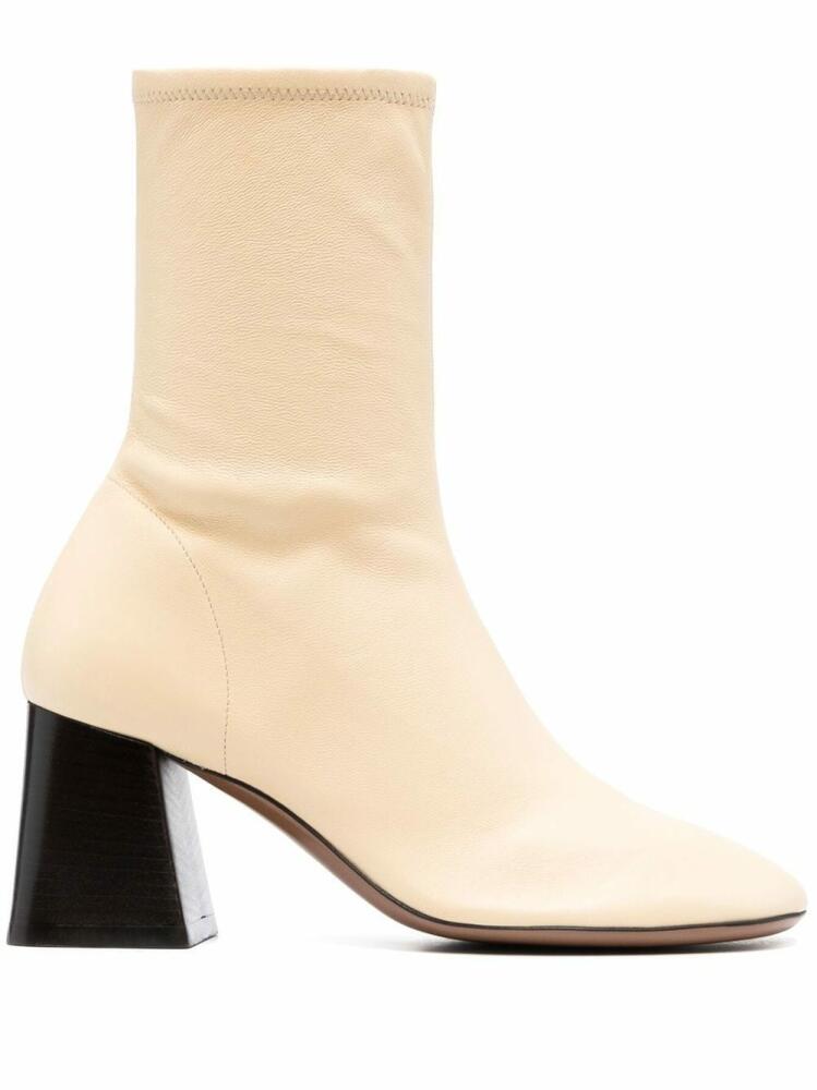 NEOUS sock-style leather boots - Neutrals Cover