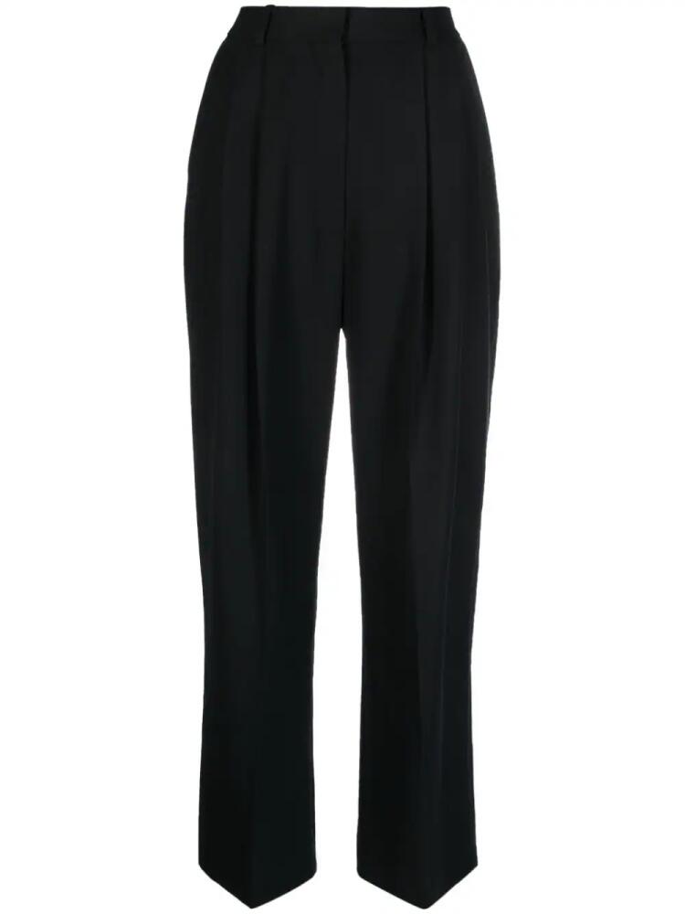 TOTEME double-pleated tailored trousers - Black Cover