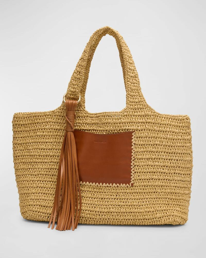 Ulla Johnson Kamari Crochet Shopper Tote Bag Cover