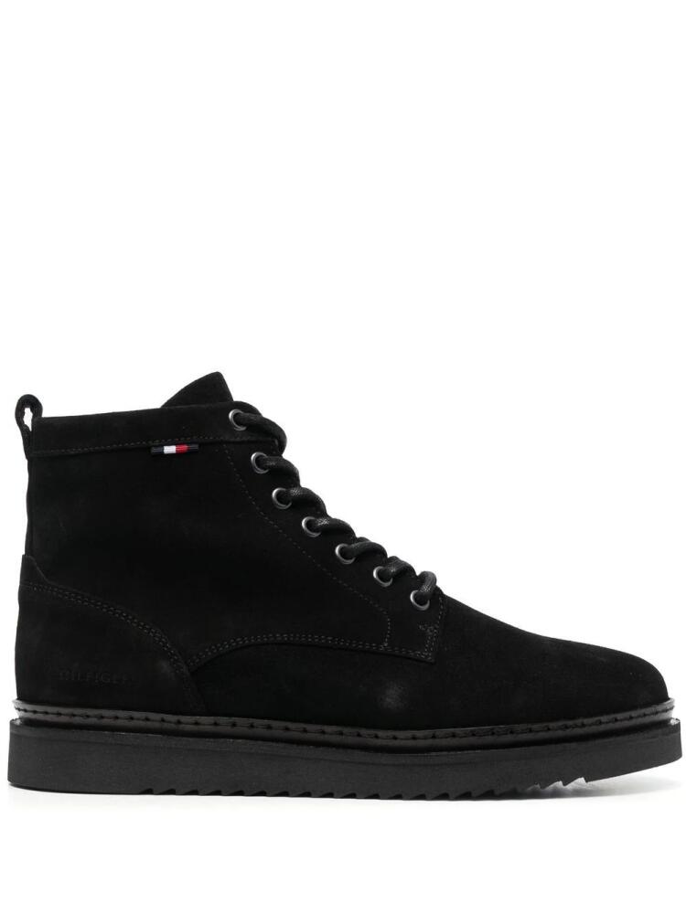 Tommy Hilfiger Cleated suede boots - Black Cover