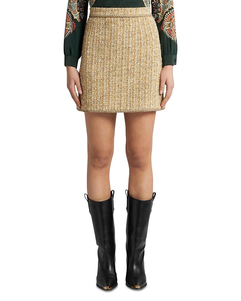 Etro Tweed Mini Skirt Cover