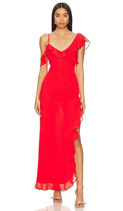 Runaway The Label Winnie Dress in Red Cover