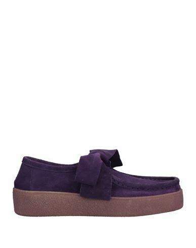 Divine Follie Woman Loafers Purple Soft Leather Cover