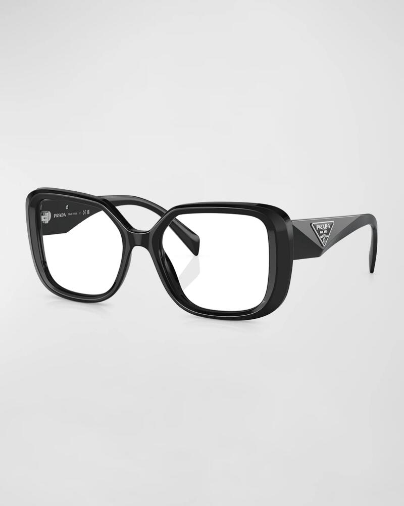 Prada Symbole Beveled Acetate & Plastic Square Glasses Cover