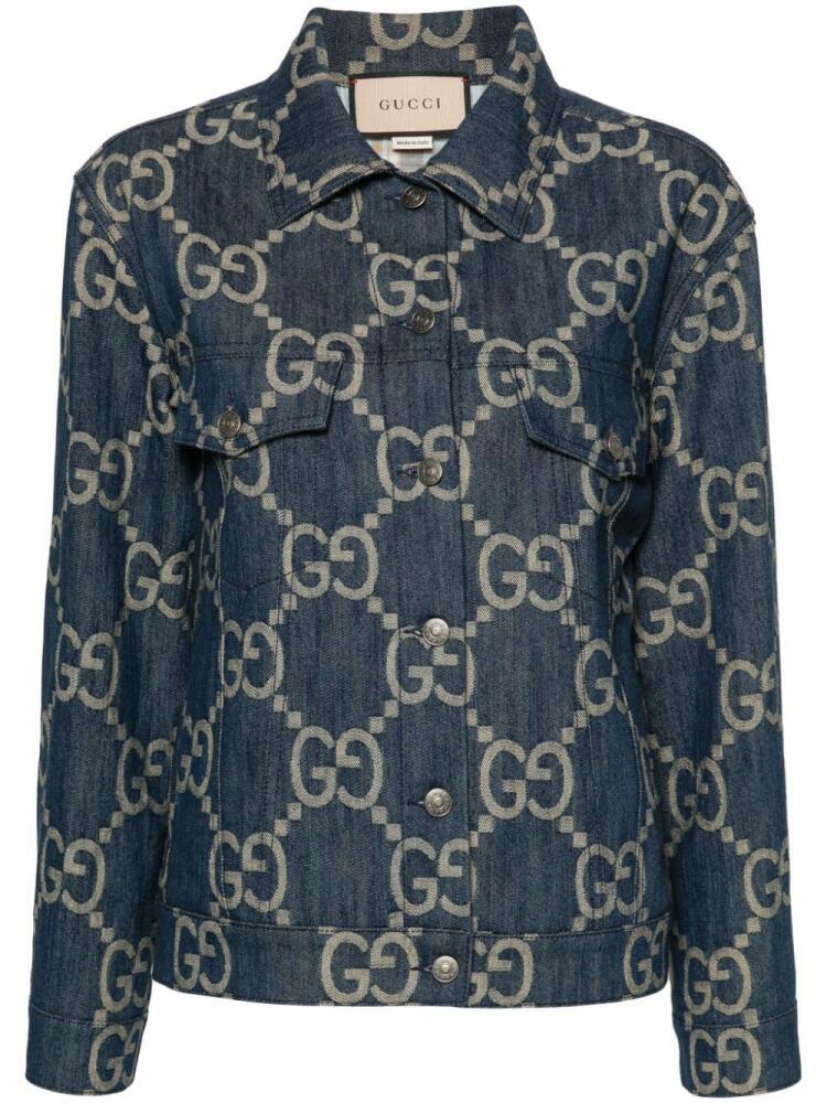 Gucci Jumbo GG denim jacket - Blue Cover