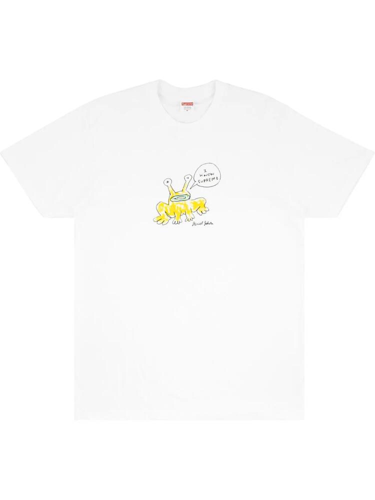 Supreme x Daniel Johnston Frog-print T-shirt - White Cover