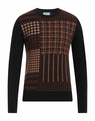 Markup Man Sweater Brown Acrylic, Polyester, Wool, Elastane Cover