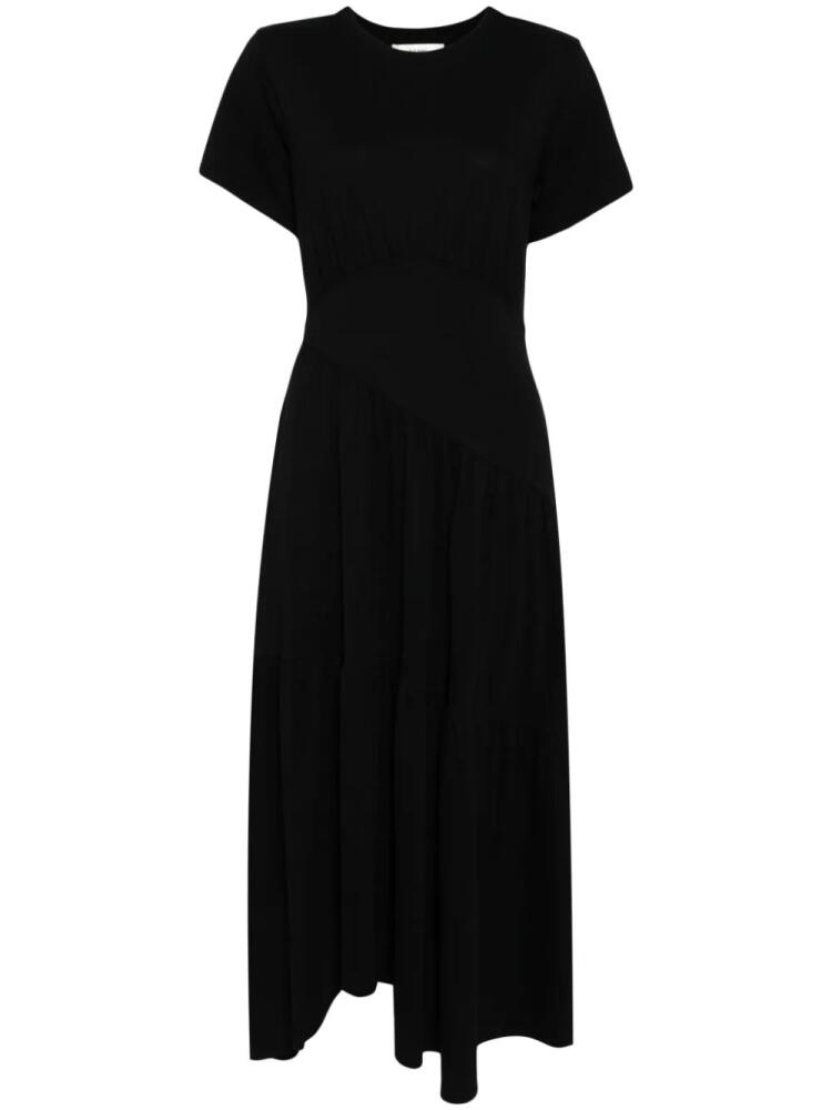 FRAME gathered seam short sleeves dress - Black Cover