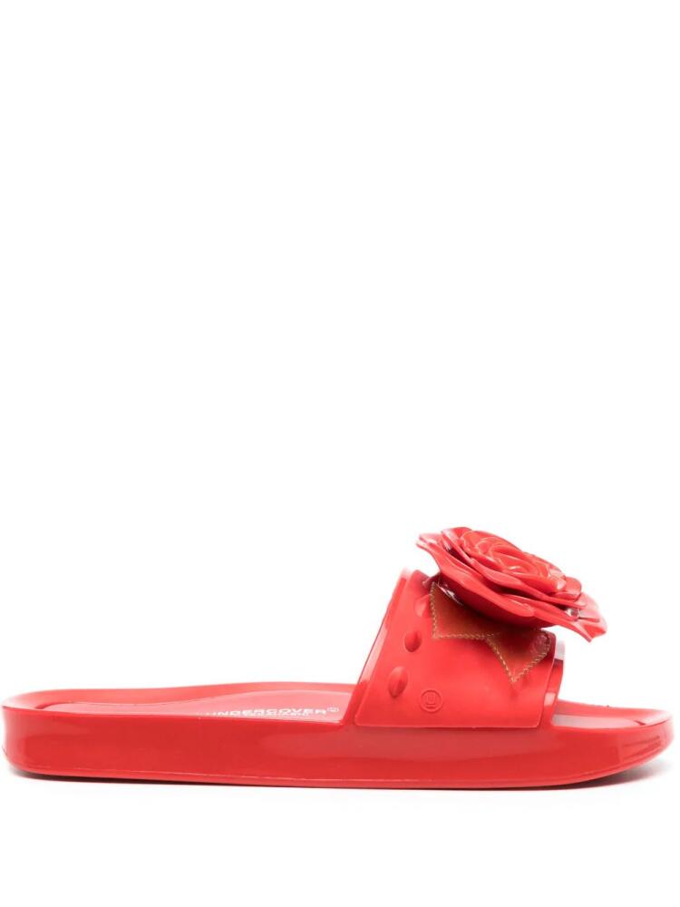 Melissa x Undercover x Undercover Spikes Beach slides - Red Cover