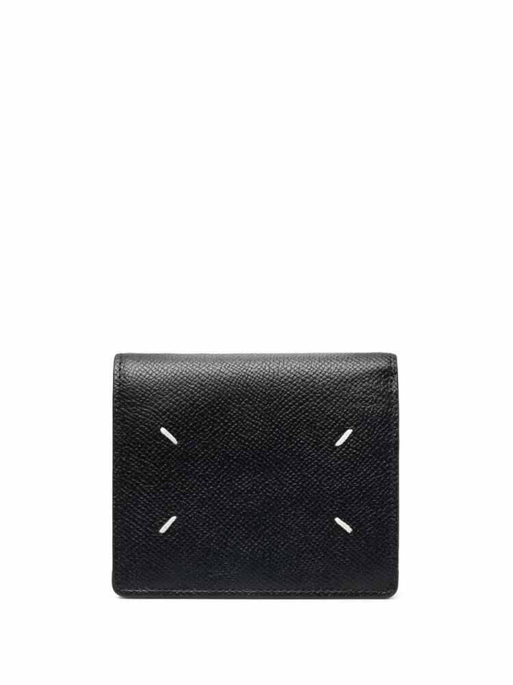 Maison Margiela four-stitch leather wallet - Black Cover