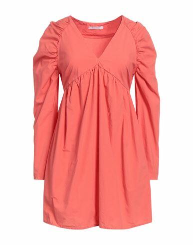 Bellwood Woman Mini dress Coral Cotton Cover