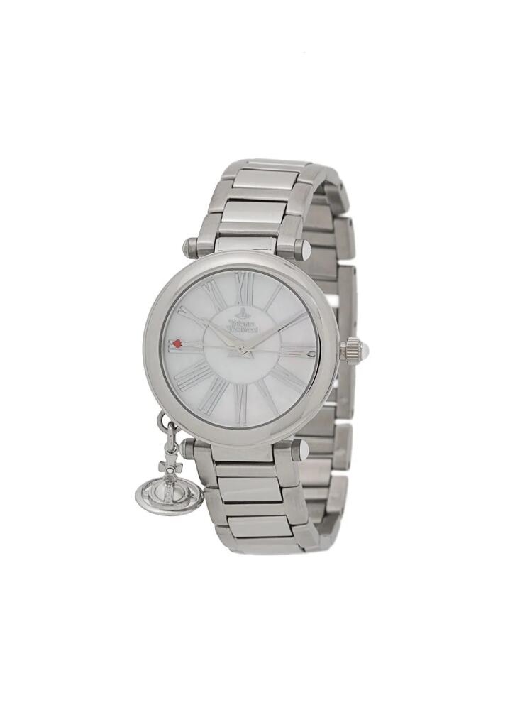 Vivienne Westwood Mother Orb 32mm watch - Silver Cover