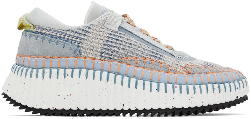 Chloé Blue & Orange Nama Sneakers Cover