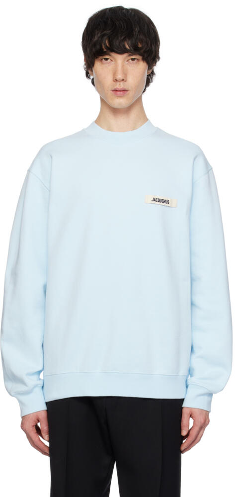 JACQUEMUS Blue 'Le sweatshirt Gros Grain' Sweatshirt Cover