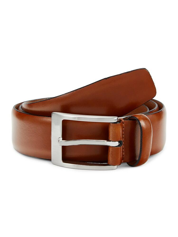 W. Kleinberg Men's 1.25'' Leather Belt - Cognac Cover