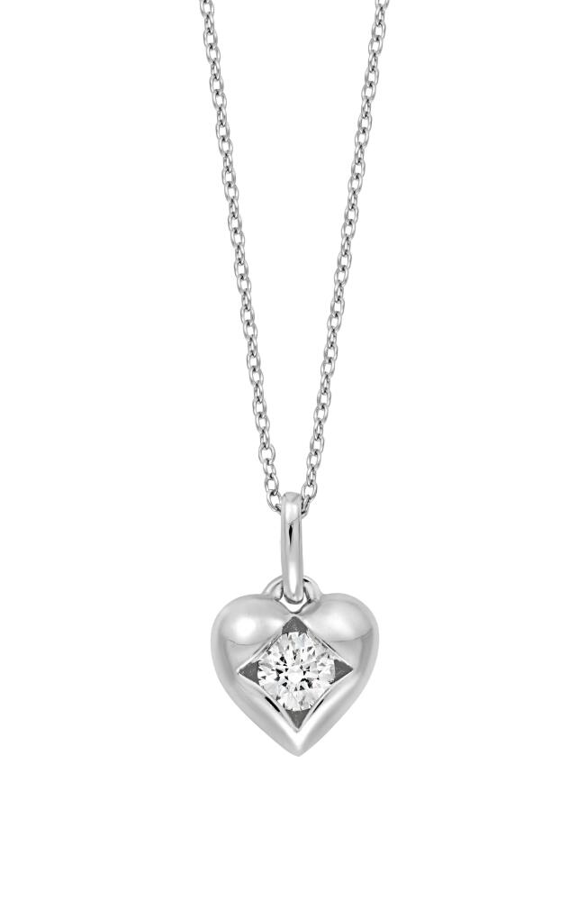 Bony Levy Icon Diamond Heart Pendant Necklace in 18K White Gold Cover