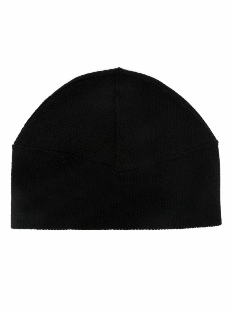 GR10K ribbed-knit wool beanie - Black Cover