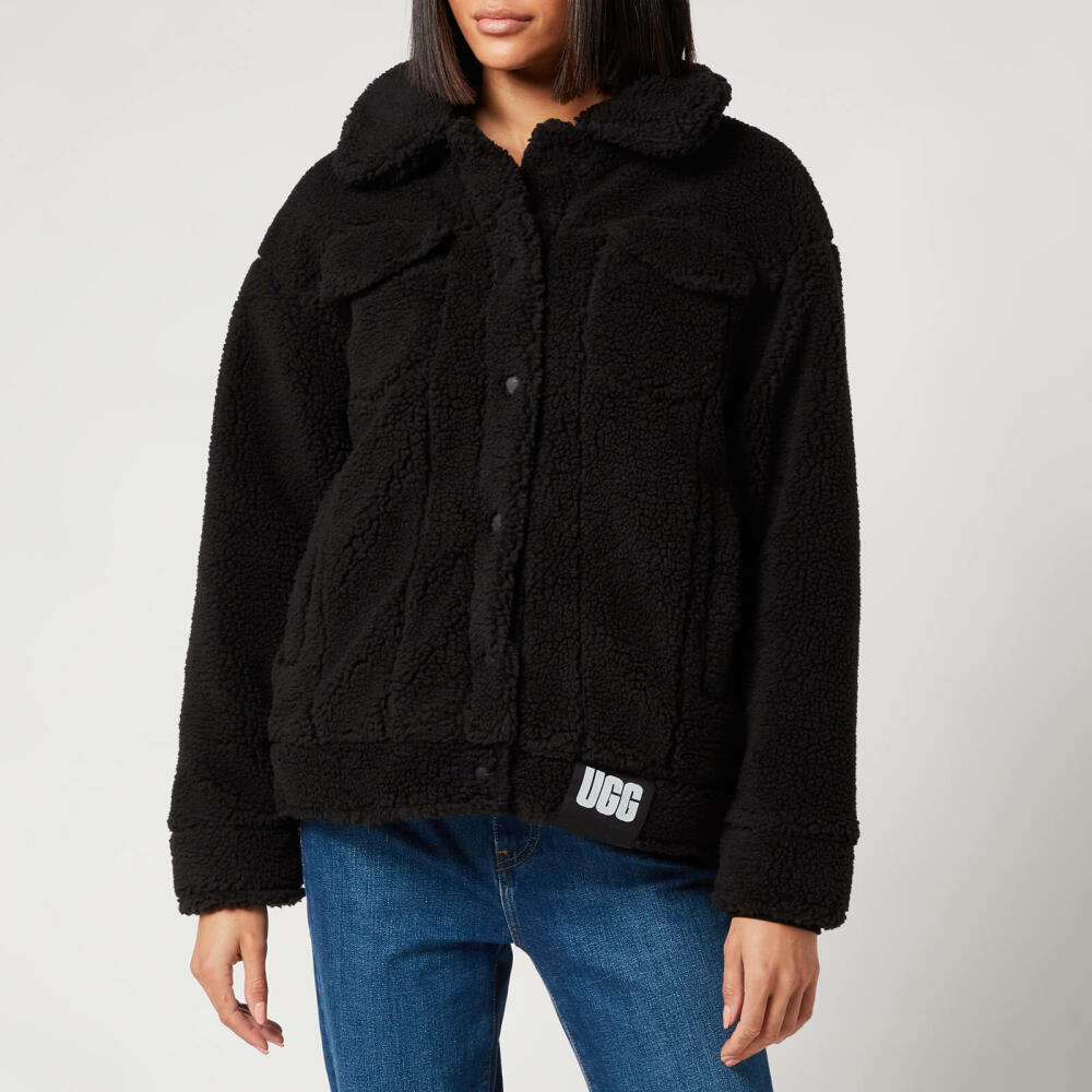 UGG Women's Frankie Sherpa Trucket Jacket - Black Cover