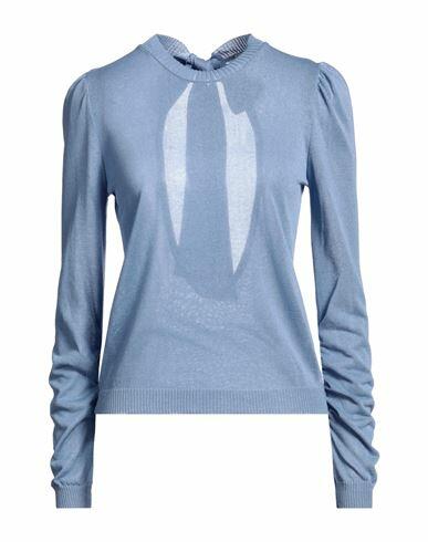 Vicolo Woman Sweater Light blue Viscose, Polyester Cover