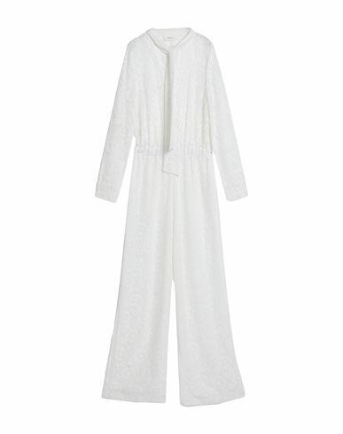 Vicolo Woman Jumpsuit White Nylon, Cotton, Viscose Cover