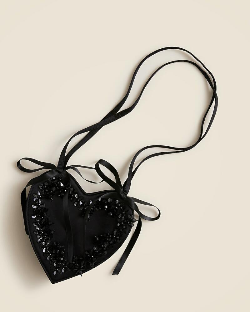 J.Crew Girls' embellished satin heart purse Cover