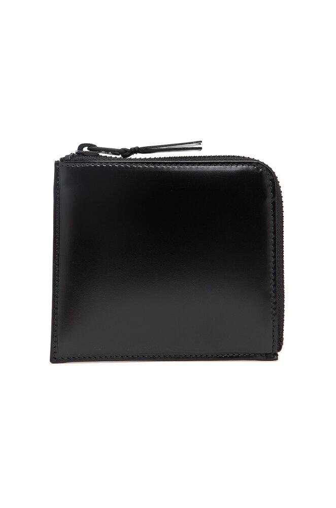 COMME des GARCONS 3/4 Zip Wallet in Black Cover