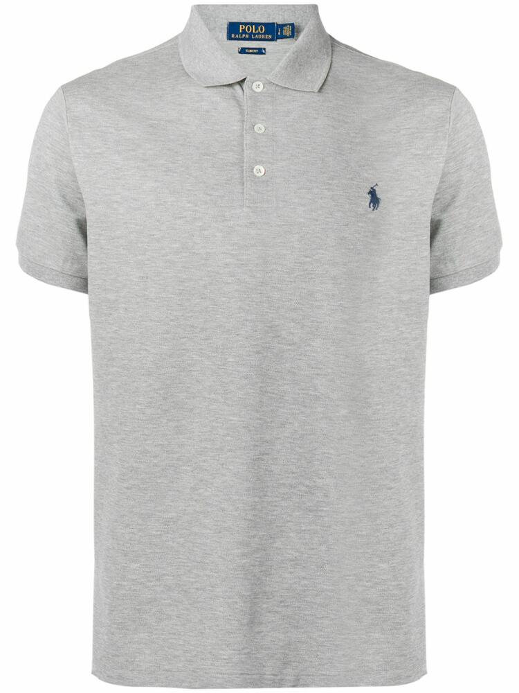 Polo Ralph Lauren logo polo T-shirt - Grey Cover