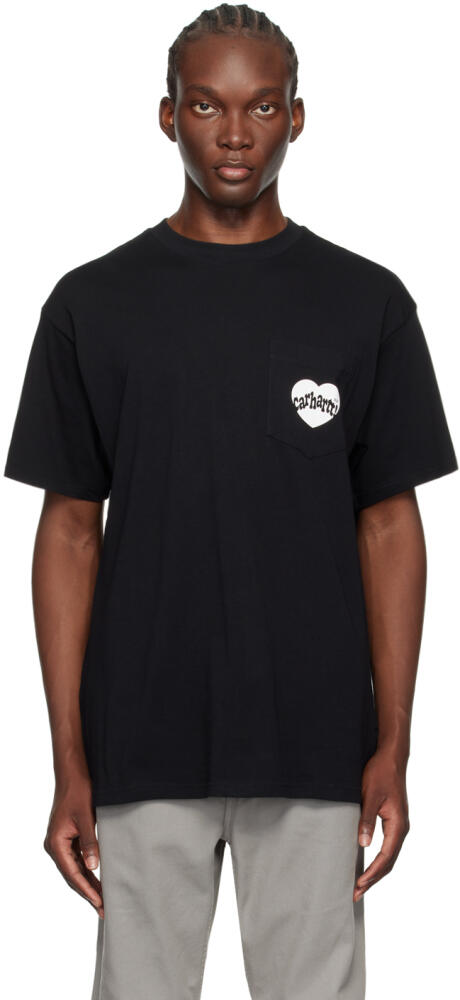 Carhartt Work In Progress Black Amour Pocket T-Shirt Cover