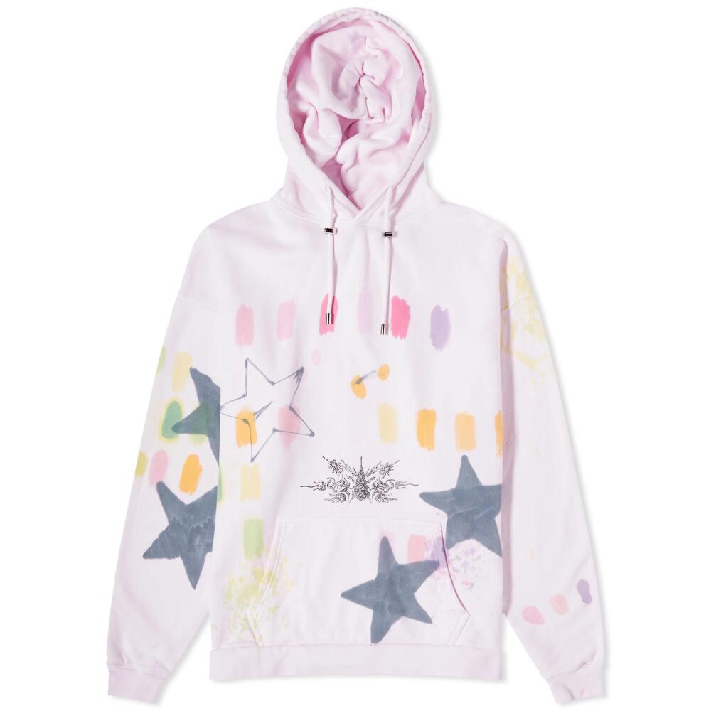 Collina Strada Women's Rhinestone Hoodie in Blush Star Burst Cover