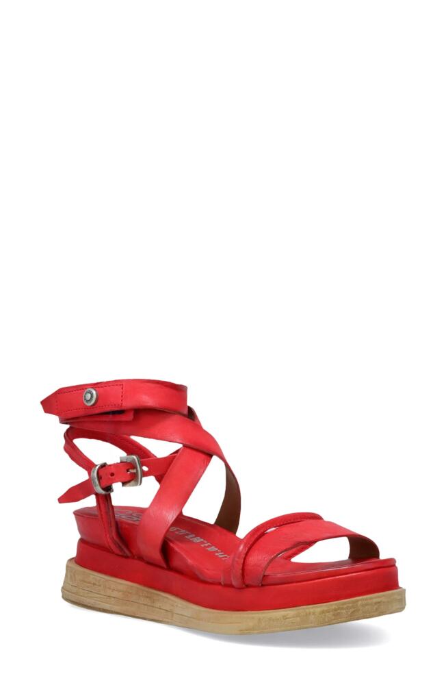 A. S.98 Labo Platform Sandal in Red Cover