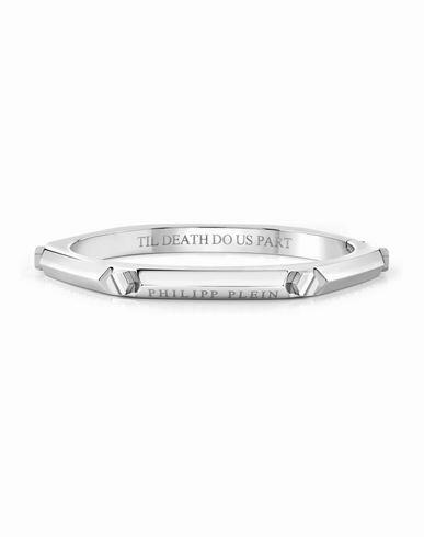 Philipp Plein The Plein Cuff Bangle Bracelet Man Bracelet Silver Stainless Steel Cover