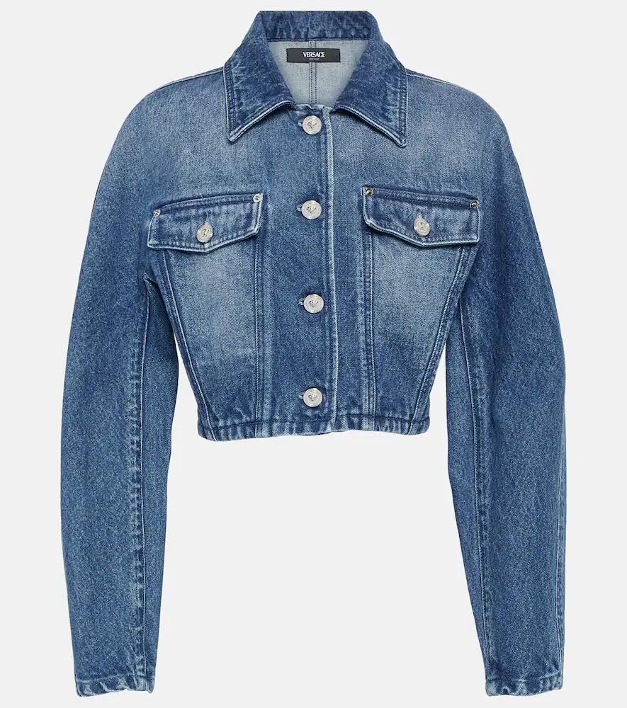 Versace Cropped denim jacket Cover